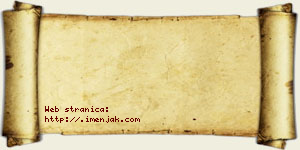 Irina Bećković vizit kartica